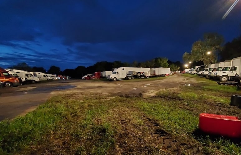 Truck Parking Yard Tampa